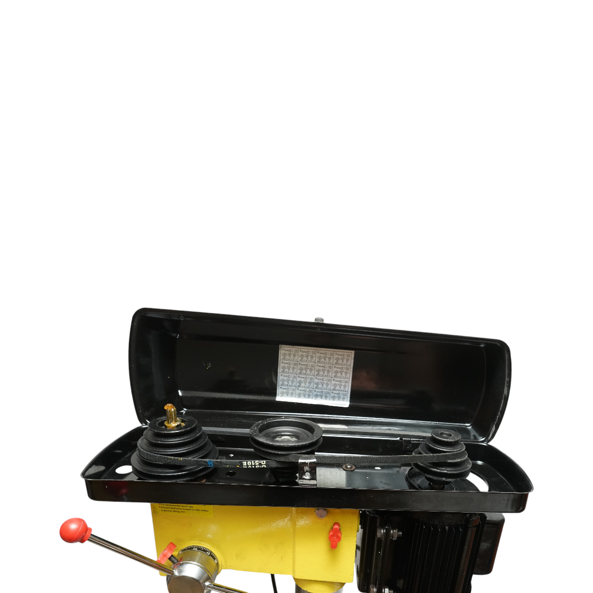 Oszlopos fúrógép 450W, 220V, 5 sebesség, 16 sebesség 180-2770 RPM, 16mm tokmány Crownman