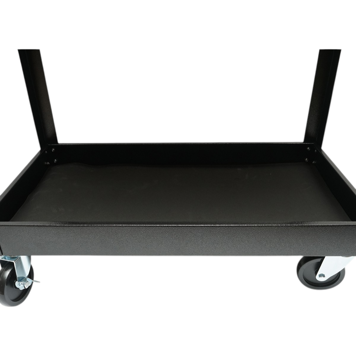 Szerszámkocsi műhelyi fém kerekeken 3 polccal és 1 fiókkal 775x410x895mm Breckner Germany