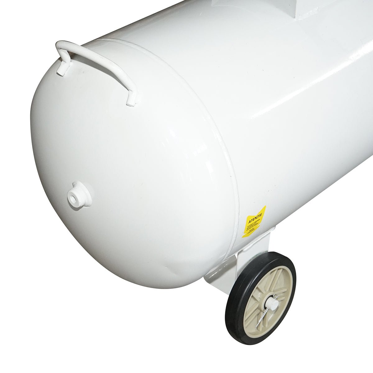 200 literes szíjhajtású légkompresszor, 2,2 kW/3 LE V-twin motor, maximális nyomás 8 bar, levegőbeömlési térfogat 325 l/perc Breckner Germany