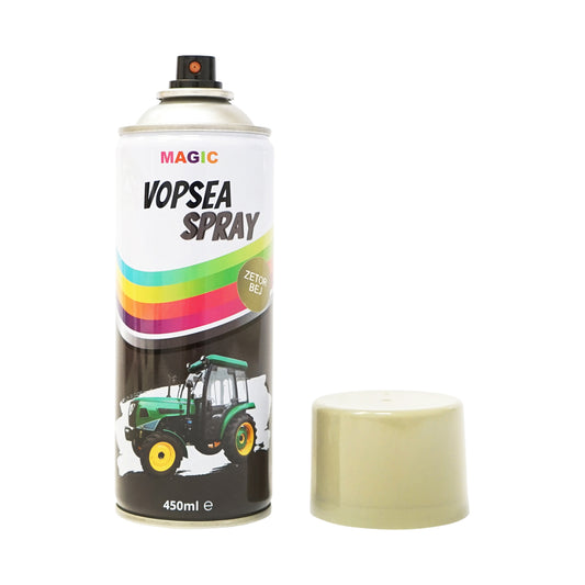 BEJ GREY OLIVE BEJ GREY professzionális Zetor típusú gyorsan száradó autófesték spray 450ml MAGIC