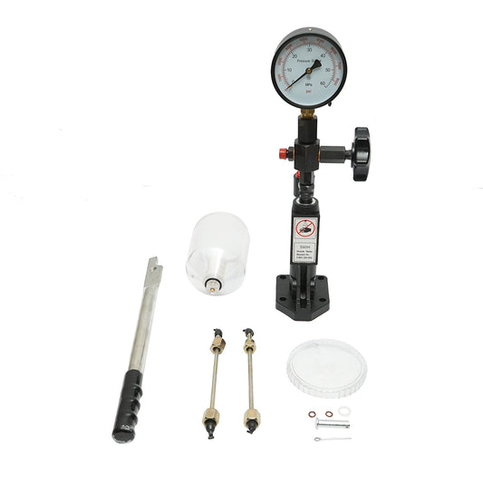 Dízel injektor tesztelő 600 bar, M12, M14 adapter 1 literes tartállyal