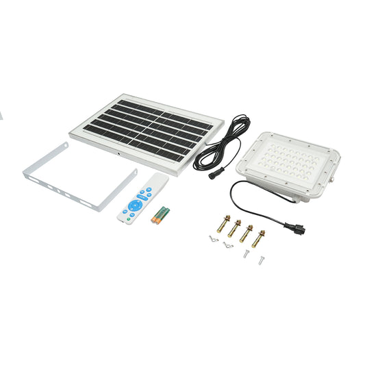 60W-os ledes reflektor 10W-os napelemmel, 6000mAh akkumulátorral és IP66-os távirányítóval Breckner Germany