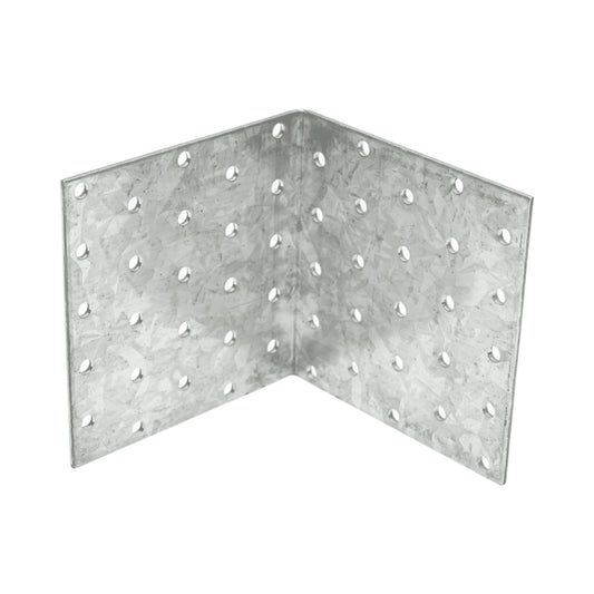 Összekötő zár 100x100x100mm, vastagság 2.5mm, horganyzott acélból