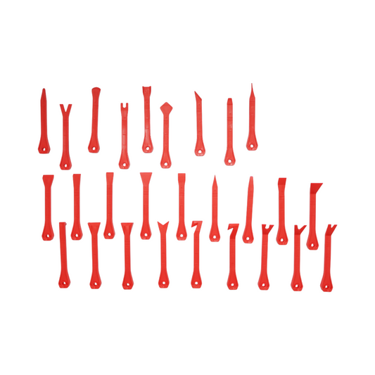 Szerszámkészlet autós klipszek, díszlécek és tartozékok eltávolításához 27 darab Breckner Germany