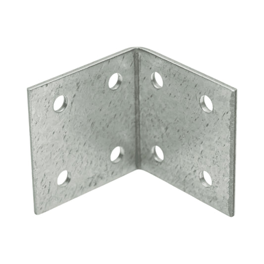 Összekötő bilincs 40x40x40mm, vastagság 2mm, horganyzott acél