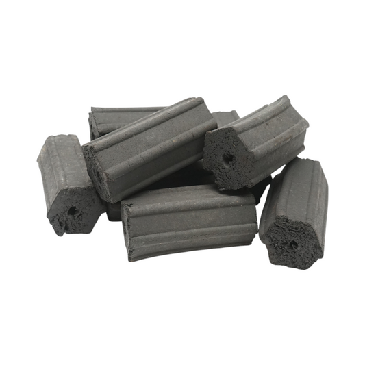 Keményfa hatszögletű brikettált keményfa faszén grill, 5 órás égés 10kg THOR