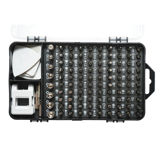 Precíziós csavarhúzó készlet bitek, torx, kereszt, hatszögletű, elektronika 139 db