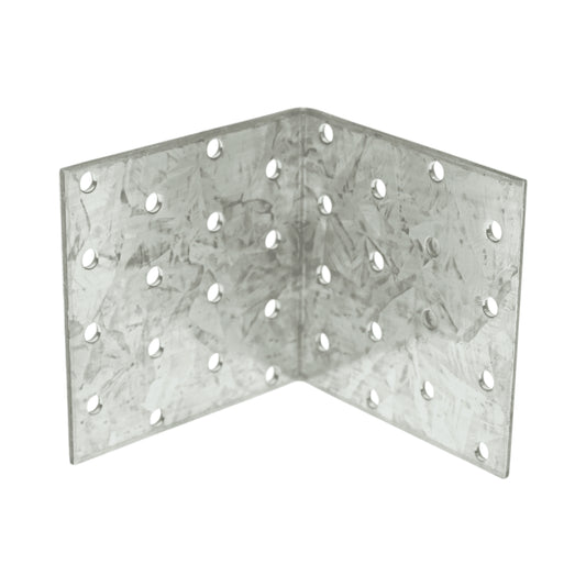 Összekötő bilincs 80x80x80mm, vastagság 2.5mm, horganyzott acél