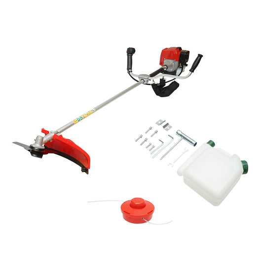 52 cm3 benzines fűkasza, 2T 2,5 LE 2,5 LE motor, 8000 fordulat/perc, tartozékokkal együtt.