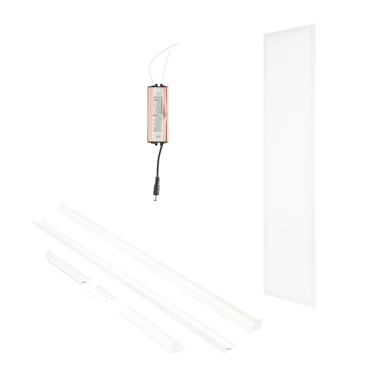 Vékony LED panel 40W, 220V, IP20, 6500K, 1200x300mm, keretbe foglalható Breckner Germany