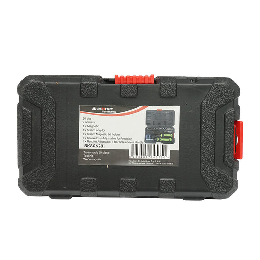 Csavarhúzó bit és dugókulcs készlet 5-13mm 51 darab Breckner Germany