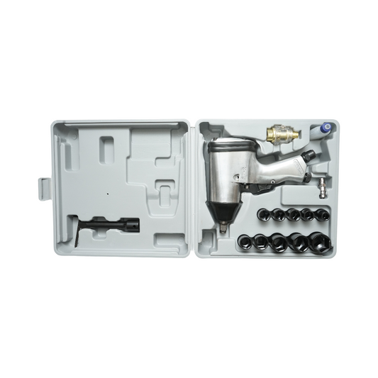 Pneumatikus ütvecsapó 1/2 ütvecsapó pisztoly 9-27mm, 340Nm, 7000 RPM, üzemi nyomás 6,3 bar Breckner Germany