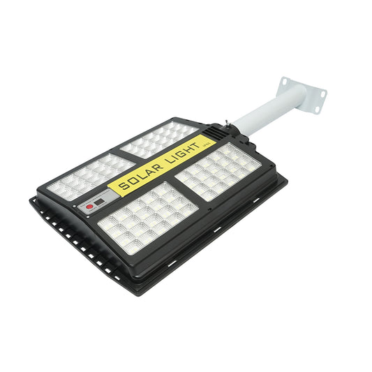 Solar LED utcai utcai lámpa 200W 6500K 15W-os napelemmel, 15000mAh akkumulátorral, távirányítóval, IP65 oszlopra szerelhető Breckner Germany