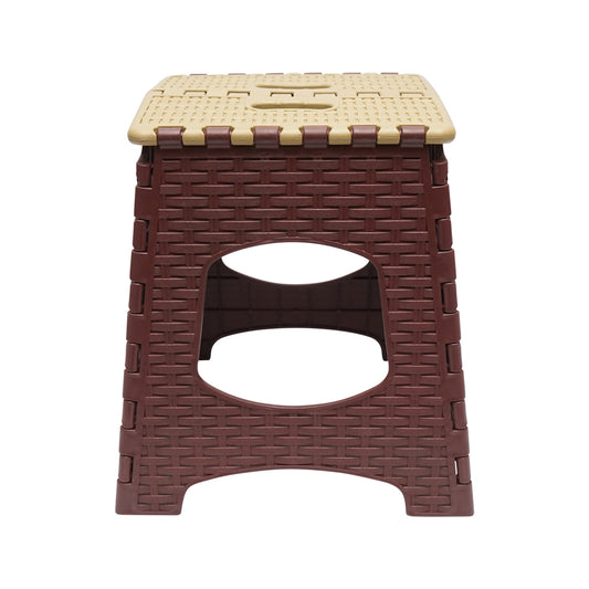 Krémbarna műanyag összecsukható szék 286 x 325 x H360mm.