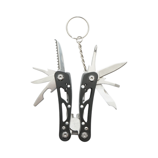 Többfunkciós összecsukható 9 az 1-ben rozsdamentes acélból készült többcélú fogó 75mm