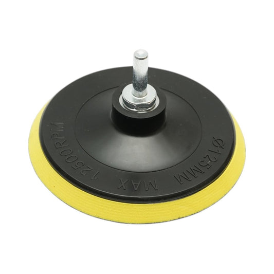 125mm Velcro csiszolási és polírozási készlet, polírozó szivacs, gyapjú pad, csiszolópad, csiszolókorongok P80, P120, P180, M14 adapter szöglcsiszolóhoz és fúrógéphez 9 részes Breckner Germany