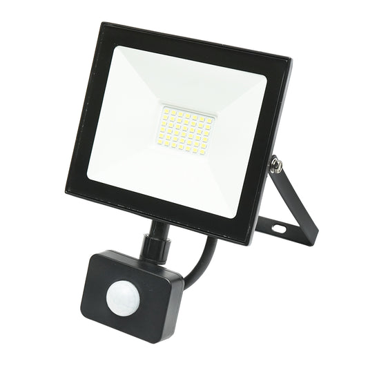 LED reflektor 30W, 2700lm, 6400K, IP44 220V-240V tápegység mozgásérzékelővel Breckner Germany