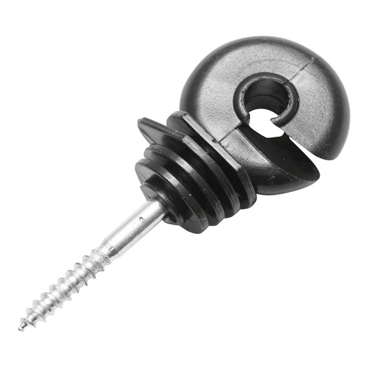 Kompakt szigetelő fekete fekete fekete 5.4mm 87x37mm elektromos kerítés Mezofarm
