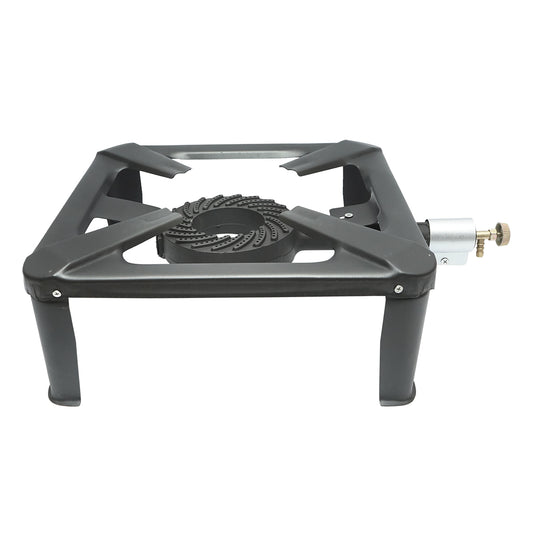 Pirostrie, szögletes gázégő 4 lábbal 400x400x106mm