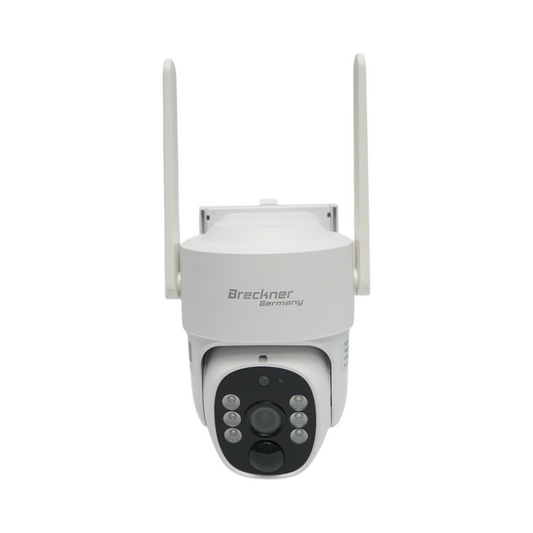 3MP kétlencsés megfigyelő kamera, 4G, WIFI 2,4 GHz, napelemmel, 9000 mAh akkumulátorral, PTZ vezérlés, emberi PIR érzékelés, éjjellátó és Ubox alkalmazás.