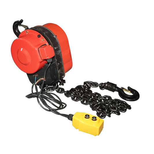 Elektromos acél emelő 380V, 500W, 3m-es lánccal, maximális teherbírás 2000 kg, biztonsági horog Breckner Germany