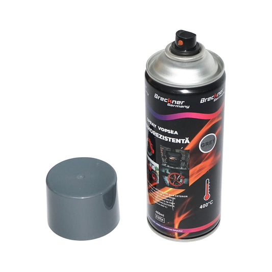 Akril sprayfesték 400 fokig hőálló szürke 450ml Breckner Germany