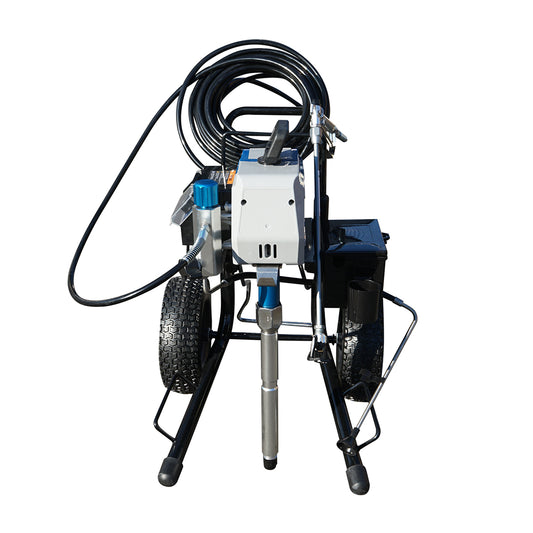 Professzionális airless festékszóró szivattyú dugattyúval és kefe nélküli motorral 2,6 kW, 220 V, áramlási sebesség 3,2 L/min, fúvóka 517, maximális nyomás 227 bar M32H