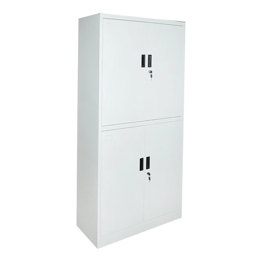 Fémszekrény 4 teljesen biztonságos ajtóval 1800x900x400mm