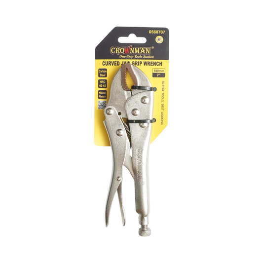 Crownman Professional 180 mm-es önzáró, többcélú, ívelt sarlófogó
