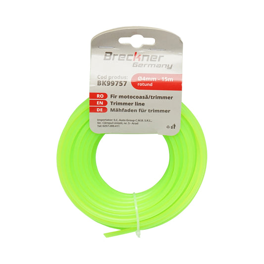 Fűkasza damil, kerek 4mm x 15m Breckner Germany