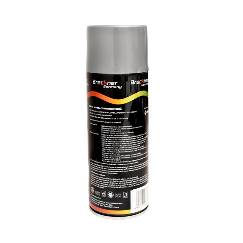 Acry akril festékszóró spray 400 fokig hőálló ezüst 450ml Breckner Germany