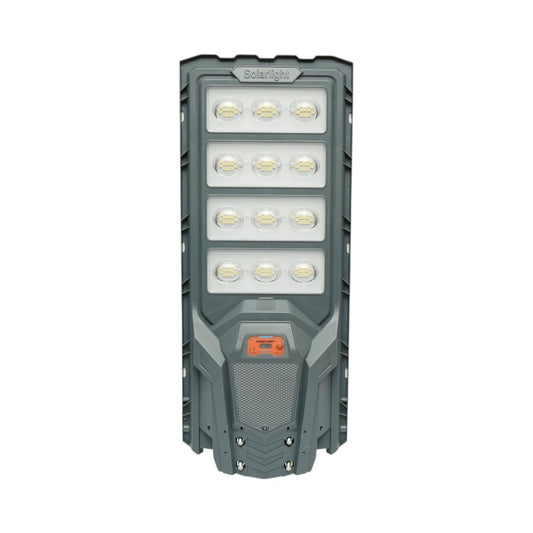 Napelemes LED közvilágítási lámpa 500W 25W-os napelem panellel, 20000mAh akkumulátor, mozgásérzékelő, távirányító, oszlopra szerelhető IP65 Breckner Germany