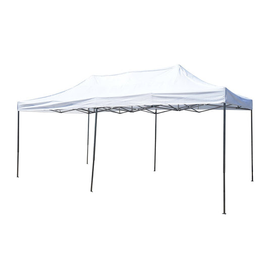 3m x 6m fehér zászlós sátor, állítható magasságú, összecsukható Breckner Germany