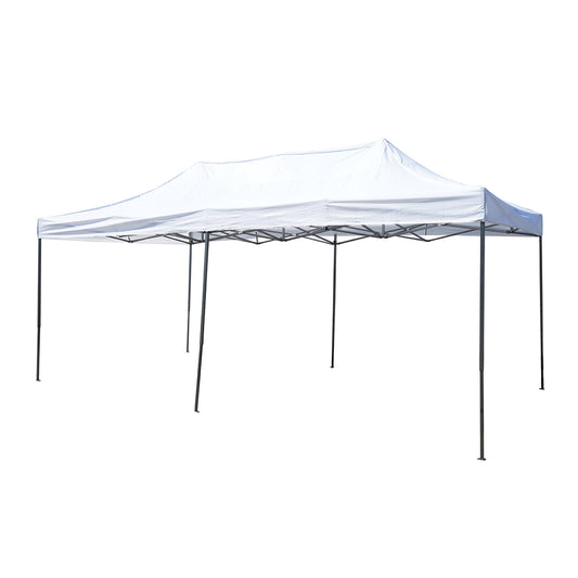 3m x 6m fehér zászlós sátor, állítható magasságú, összecsukható Breckner Germany