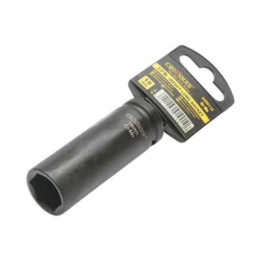19 mm hosszú ütőcsavarkulcs, 1/2" négyzetes Cr-Mo Crownman