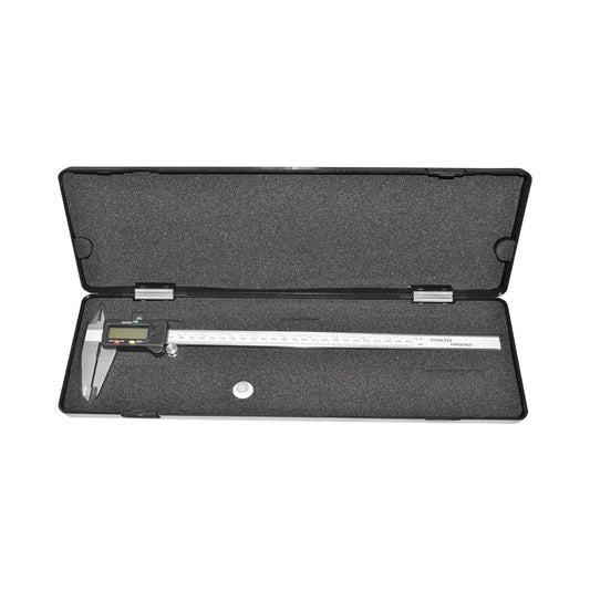 Professzionális fekete digitális digitális digitális almérő inch/mm 0-300 mm