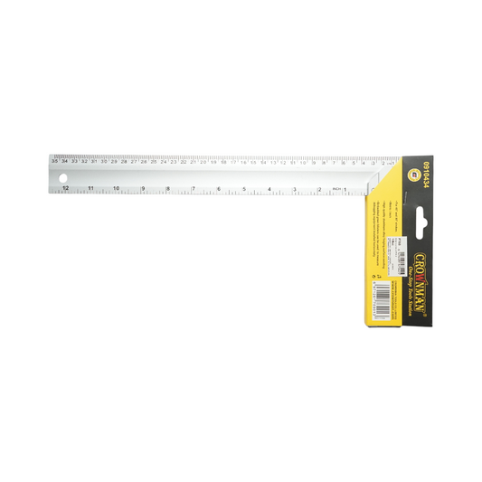 Echer professzionális szintező asztalos 350mm/14 inch, alumínium fogantyú, rozsdamentes acél vonalzó Crownman