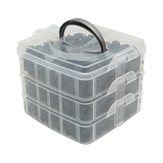 Autócsipesz készlet 620 darab 5 bontószerszámmal Breckner Germany