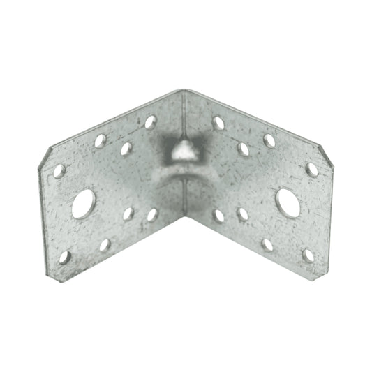 Csatlakozó zár megerősítéssel 70x70x55mm, vastagság 2mm, horganyzott acélból