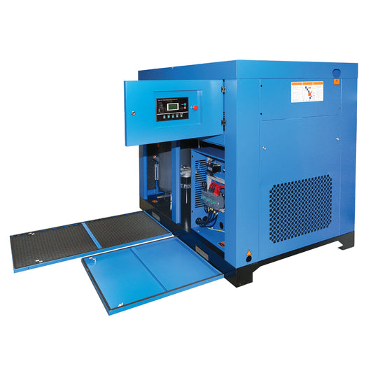 Forgócsavaros kompresszor 55KW/ 75CP, 9,5mc/min szárítóval Breckner Germany