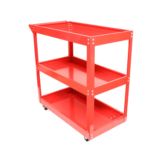 Kerekes fém kocsi 3 polccal a szerszámok számára 730x720x360mm