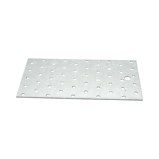 Perforált lemez 100x200mm, vastagság 2mm, horganyzott acél