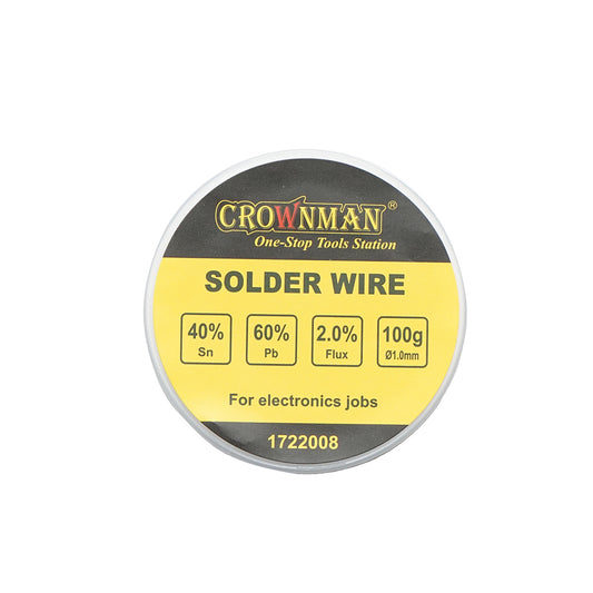 Forrasztóanyag Ø 1mm, 100g Crownman
