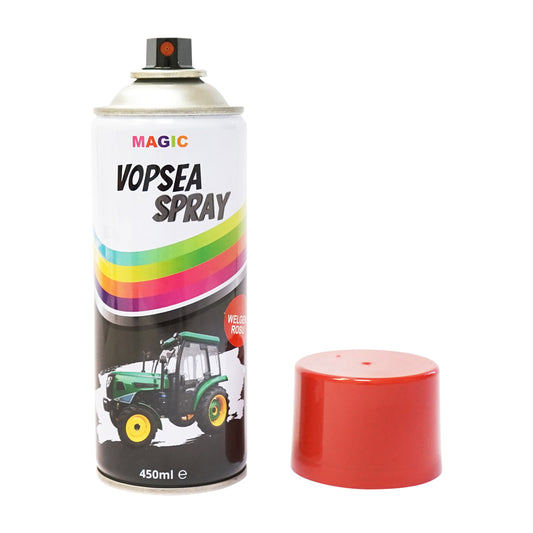 CARMIN professzionális piros autófesték spray CARMIN Welger professzionális gyorsan száradó 450ml MAGIC
