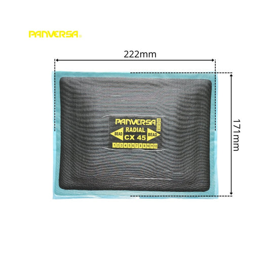 Radiális gumiabroncs vulkanizáló javítófoltok 171x222mm CX-45 Panversa