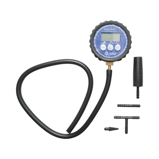 Üzemanyagnyomás és vákuum teszter készlet, digitális nyomásmérő 0-20 PSI Breckner Germany