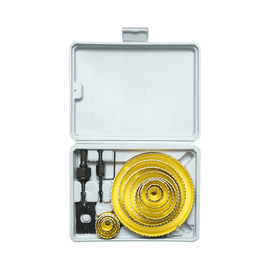 13 db-os kör alakú magkészlet 19-127mm gipszkartonhoz, fához, PVC-hez 17 db