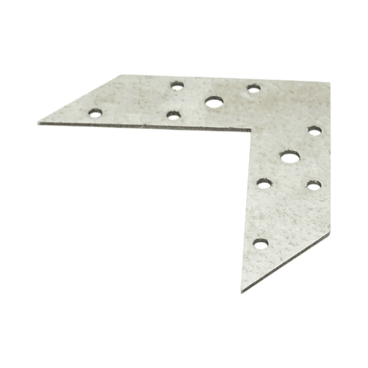 Sarokcsatlakozó 83x116x30mm, vastagság 2mm, horganyzott acélból