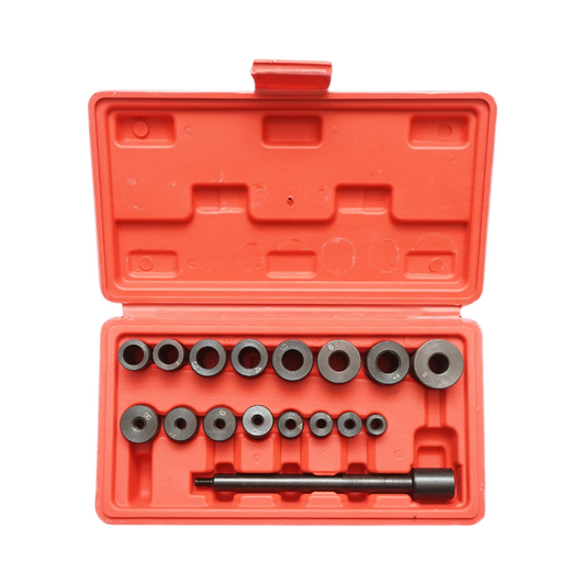 Kuplung rögzítő és centrírozó készlet univerzális ferde gyűrűkkel 17 db