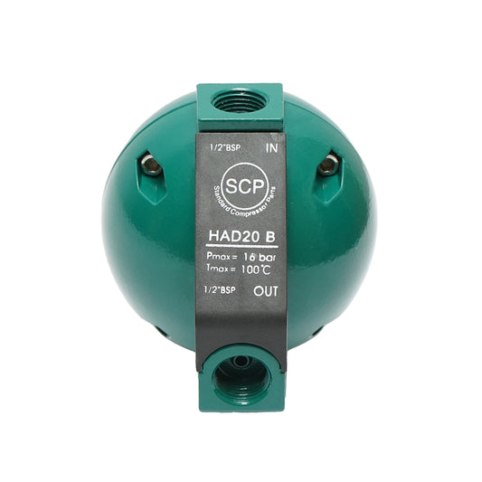 Automatikus külső gömb alakú kondenzátum leeresztő HAD20-B, 16 bar, 1/2 csavaros légkompresszorhoz